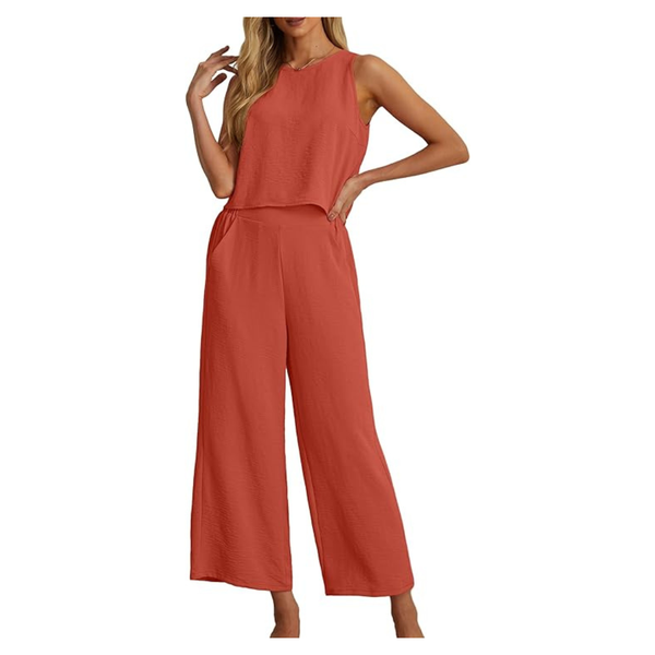 Women's Casual Summer 2-Piece Outfits Set