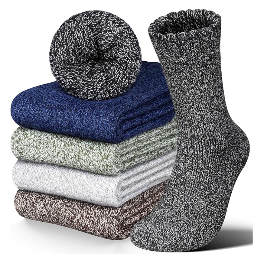 5 Pairs Merino Thermal Wool Socks
