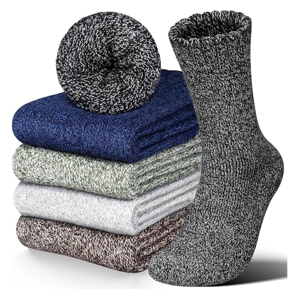 5 Pairs Merino Thermal Wool Socks