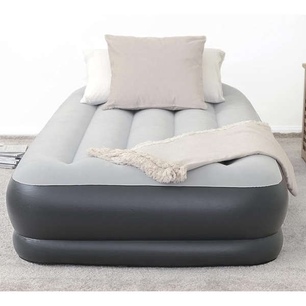 SleepLux Twin 15" Inflatable Air Mattress with USB Charger