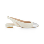Stuart Weitzman Pearl Imitation-Accent Slingback Flats