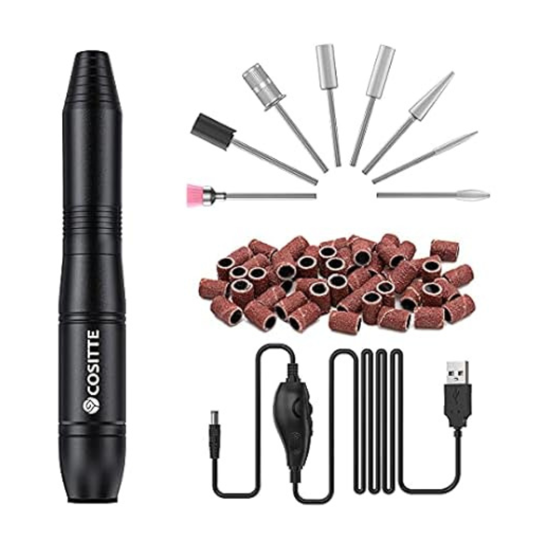 COSITTE USB Electric Nail Drill Machine, Portable E-File