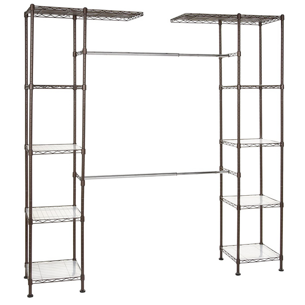 Prime Members: Amazon Basics Expandable Metal Hanging Storage Organizer