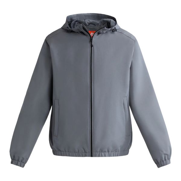 Ozark Trail Men's Windbreaker Jacket With Hood (S-XL in Soothing Grey)