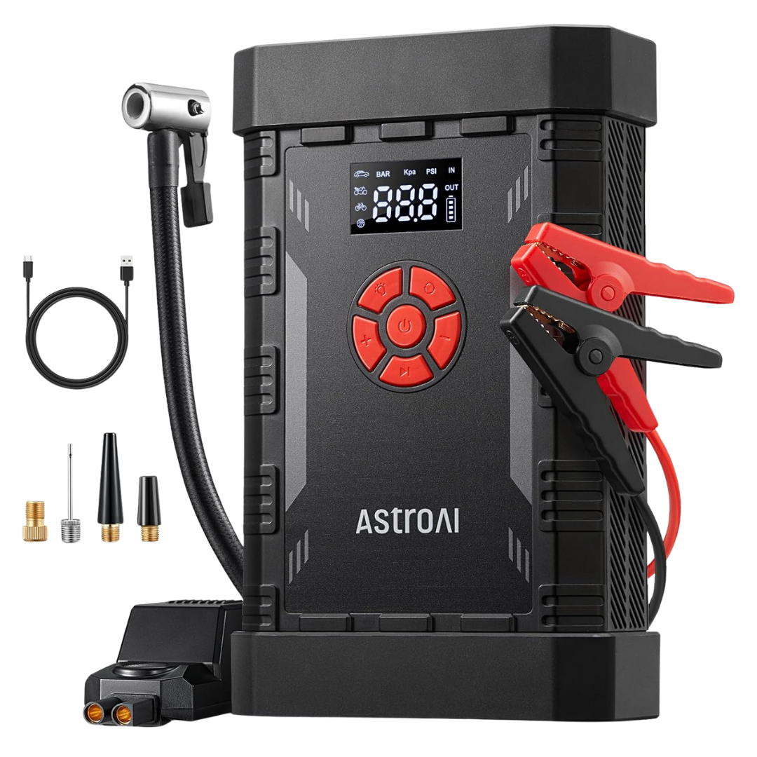 AstroAI A30 4000A Jump Starter & 150PSI Air Compressor And Power Bank