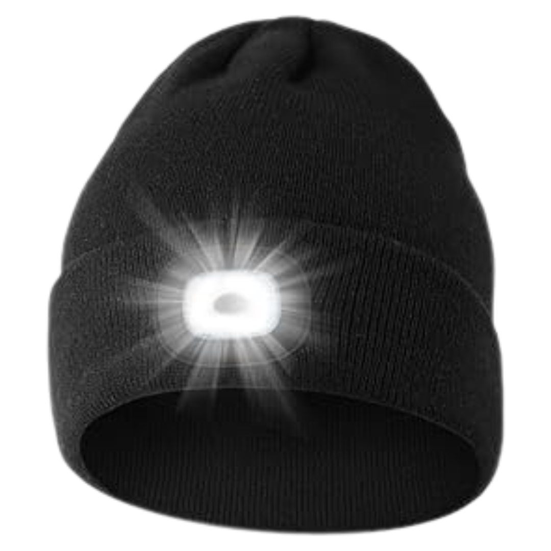 Unisex USB Rechargeable Beanie Hat With LED Light