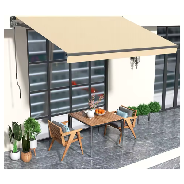 UV & Waterproof Manual Retractable Patio Awning