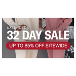 Up To 85% Off Sitewide At 32 Degrees