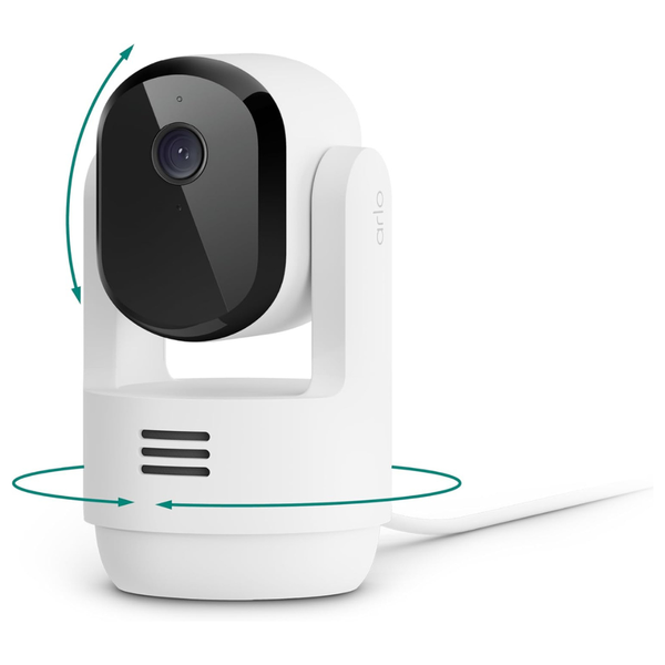 Arlo Essential Indoor Pan Tilt 2K Security Camera (2025 Release)