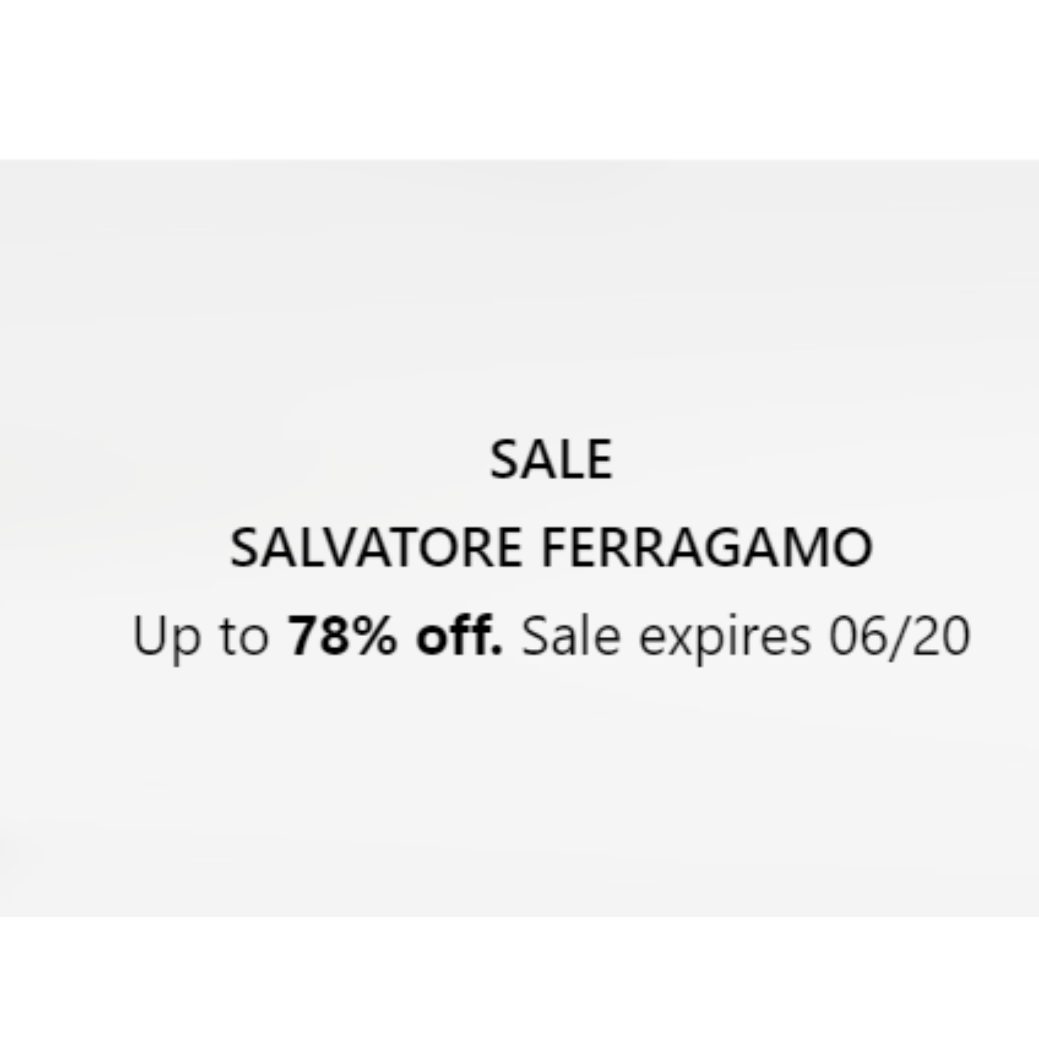 Ferragamo Men's Sale- Up to 75% OFF!