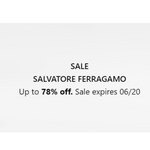 Ferragamo Men's Sale- Up to 75% OFF!