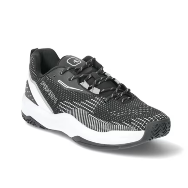 AND1 Men's Tangent Low-Top Basketball Sneakers (Black/ White)