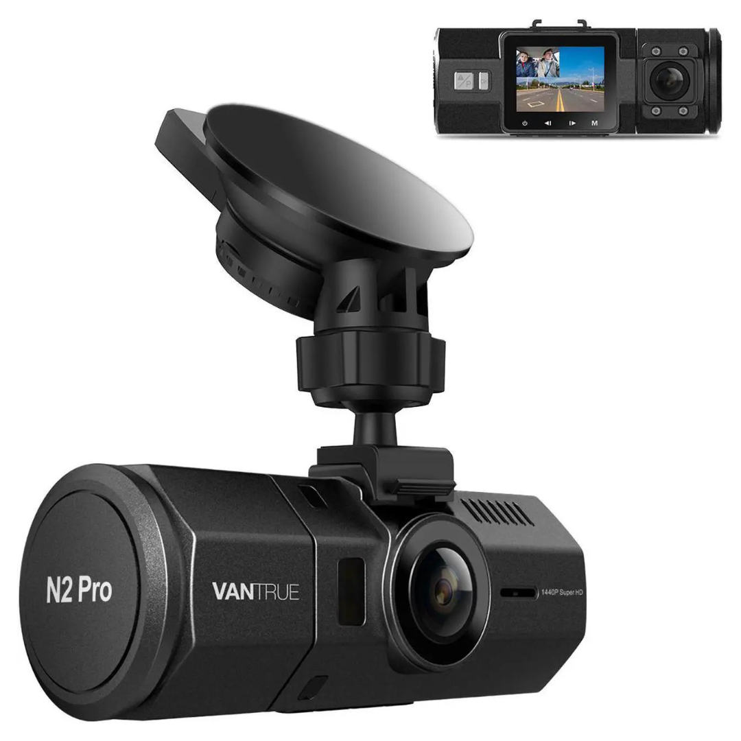 Vantrue N2 Pro 1080p Dual Dashboard Cam With Infrared Night Vision