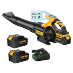 650CFM & 3 Speed Levels,Electric Cordless Leaf Blower