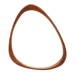 Sxiawe Natural Solid Wood Frame Decorative Mirror