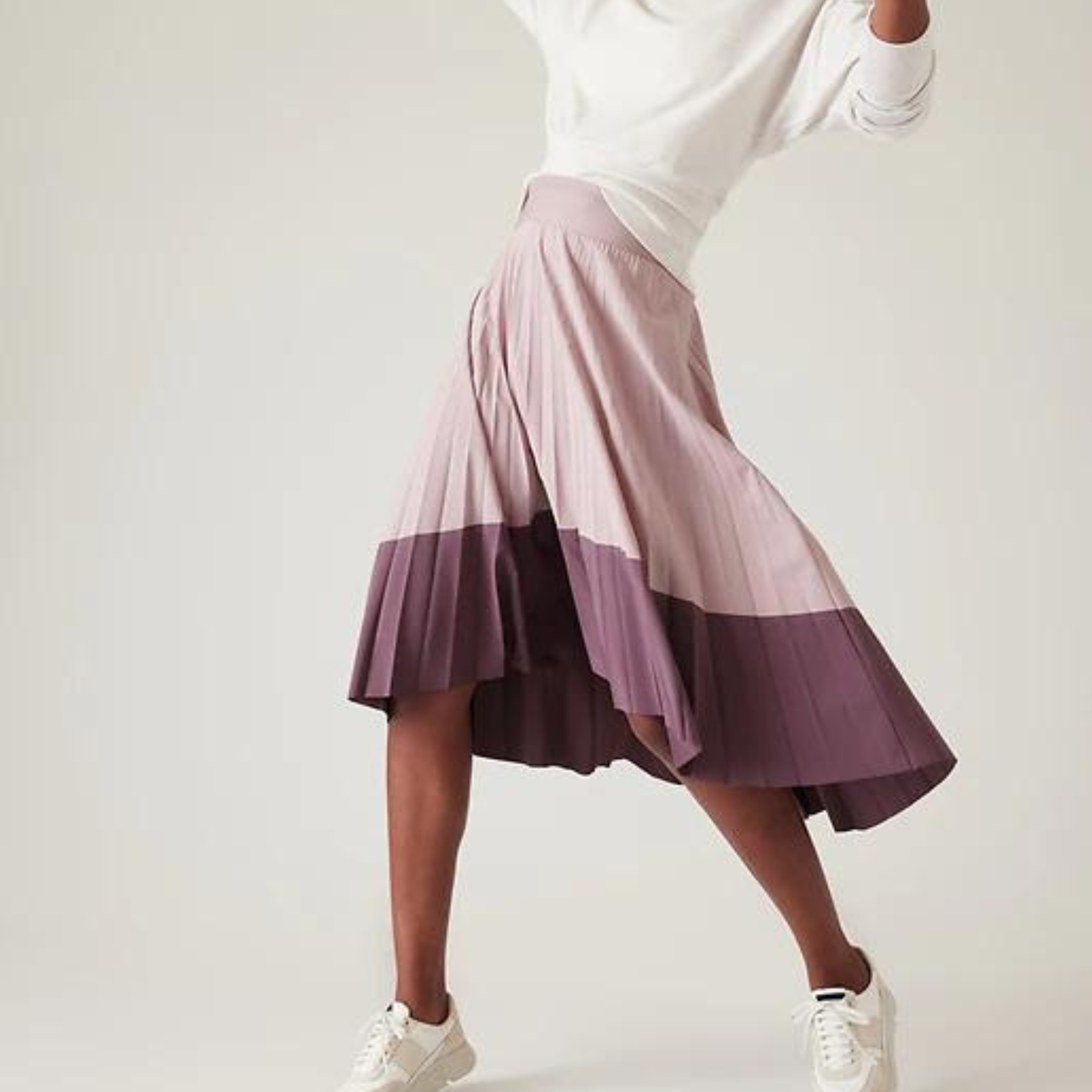 Athleta Swing Forward Pleated Skirt