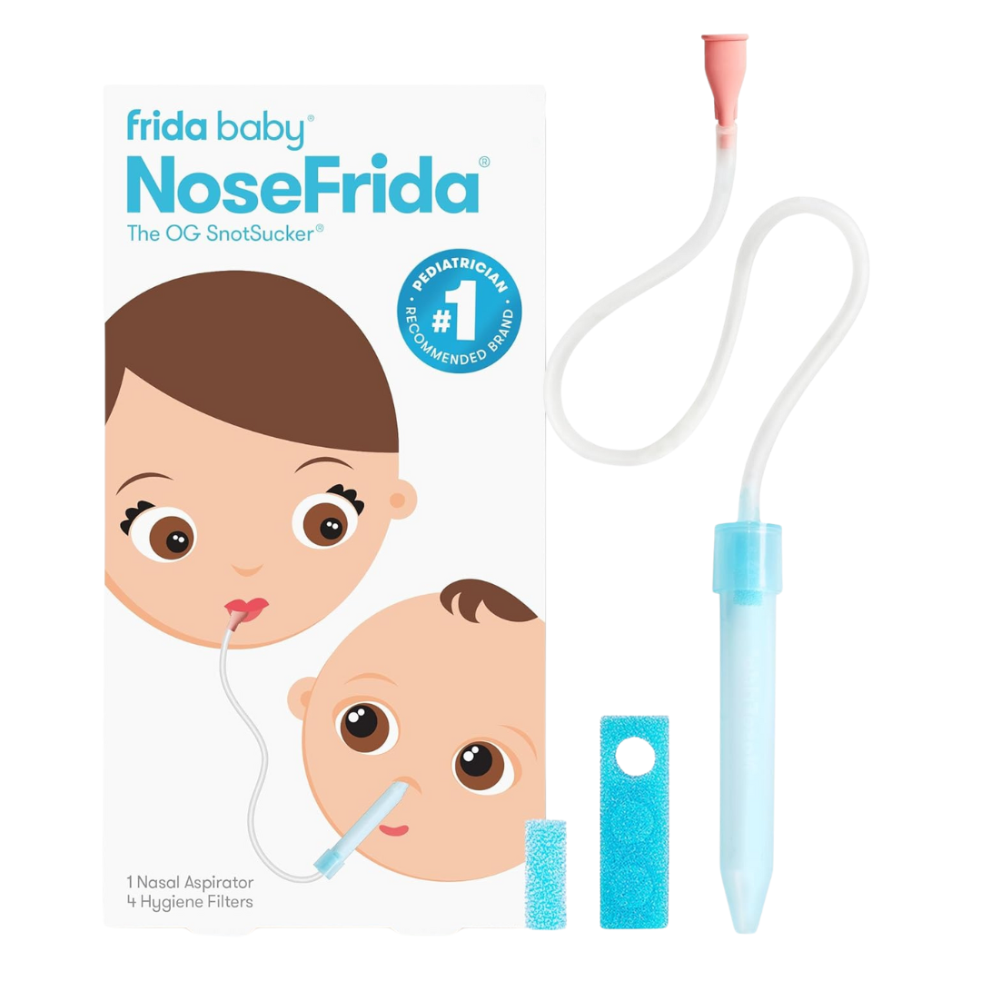 FridaBaby NoseFrida SnotSucker Baby Nasal Aspirator W/4 Hygiene Filters