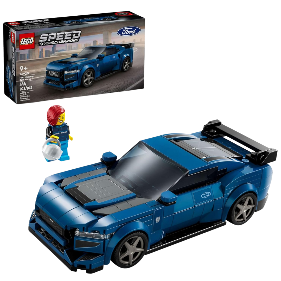 344-Piece LEGO Speed Champions: Ford - Ford Mustang Dark Horse (76920)