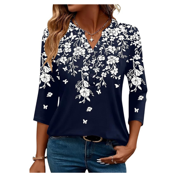 Women's Elegant Button Down Tunic Top (Various)