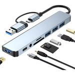 Duomigo 8-in-1 USB C Hub Splitter