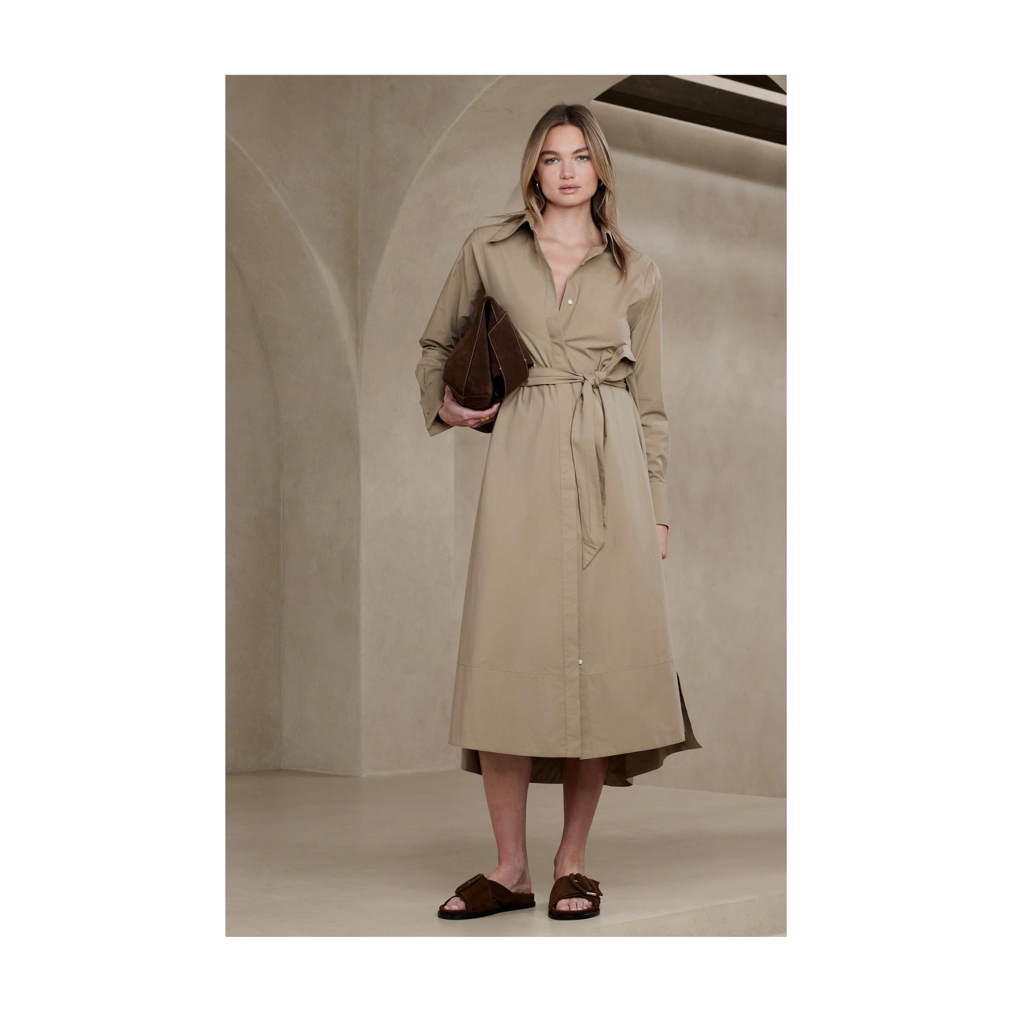 Banana Republic Midi Shirt Dress