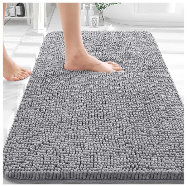 30" x 20" Extra Soft Absorbent Chenille Bath Rugs