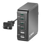 MSTJRY 130W GaN USB C Charging Station With 6 Port