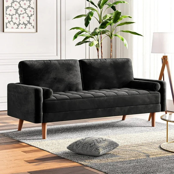Velvet Loveseat Sofa (4 Colors)