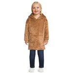 Wonder Nation Toddler Unisex Faux Sherpa Snugget Hoodie