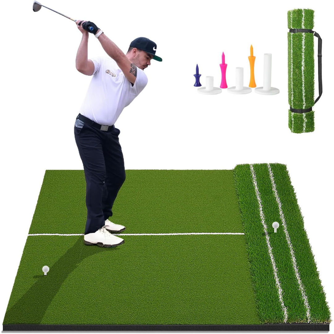DCQ Real Feel 5ft x 5ft Golf Hitting Mat
