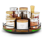 Wooden Lazy Susan Organizer