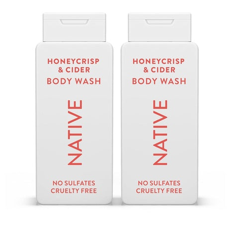 2 Bottles Native Honey Crisp & Cider Body Wash