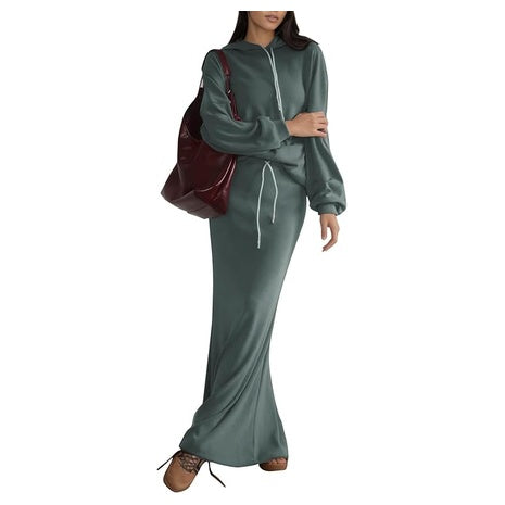 Hoodie Skirt Set (7 Colors)