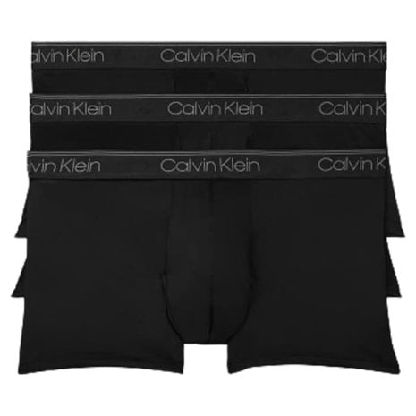 3-Pack Men's Microfiber Stretch Trunks