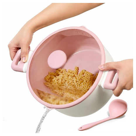 7QT Carote Nonstick Stock Pot with Lid & Ladle