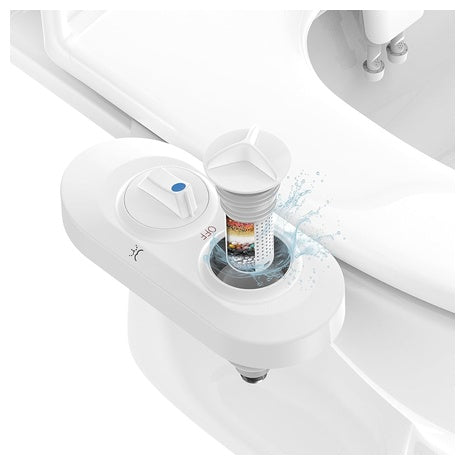 Filtered Bidet Toilet Attachment