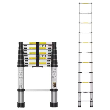 10.5' Aluminum Extension 300 Lbs. Load Capacity Ladder