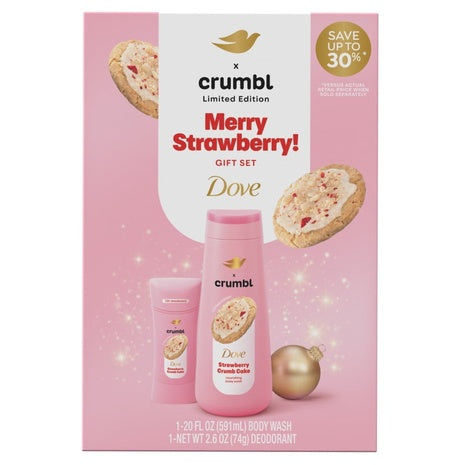 Limited Edition Dove Crumbl Body Care Gift Set