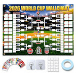 2026 Soccer Tournament Wall Chart Poster