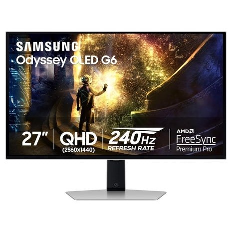 27" Samsung Odyssey OLED G6 Gaming Monitor