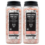 2 Bottles Soeos Himalayan Pink Coarse Grain Salt Refills
