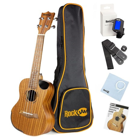 RockJam Premium Soprano Ukulele Kit with Tuner