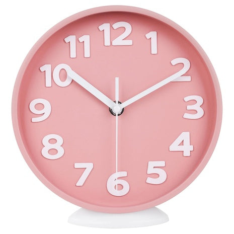 JENLYSTIME 8" Silent Non-Ticking Modern Wall Clock