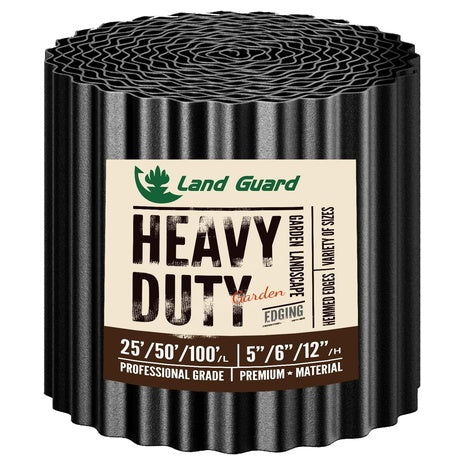6" X 50' Land Guard Corrugated Garden Edging Border
