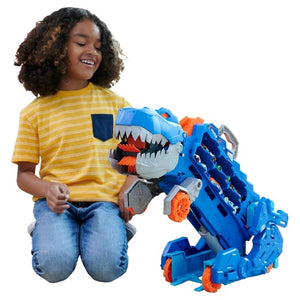 Hot Wheels City Toy Car Track Set, Ultimate T-Rex Transporter
