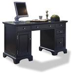 Bedford Black Pedestal Desk