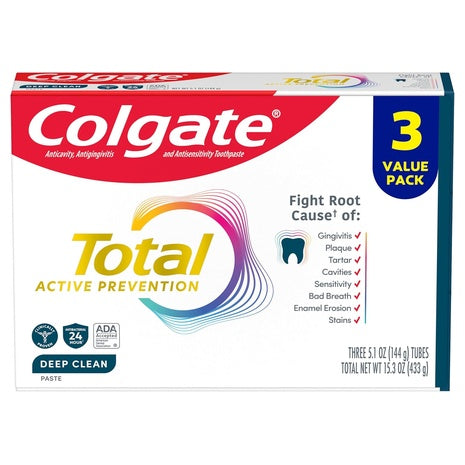 6-Pack Colgate Total Deep Clean Toothpaste