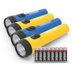 4 Eveready LED Flashlights with AA Batteries