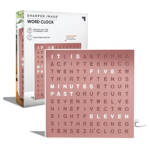 Sharper Image Word Clock