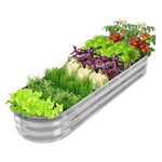67" Galvanized Metal Raised Garden Bed Kit